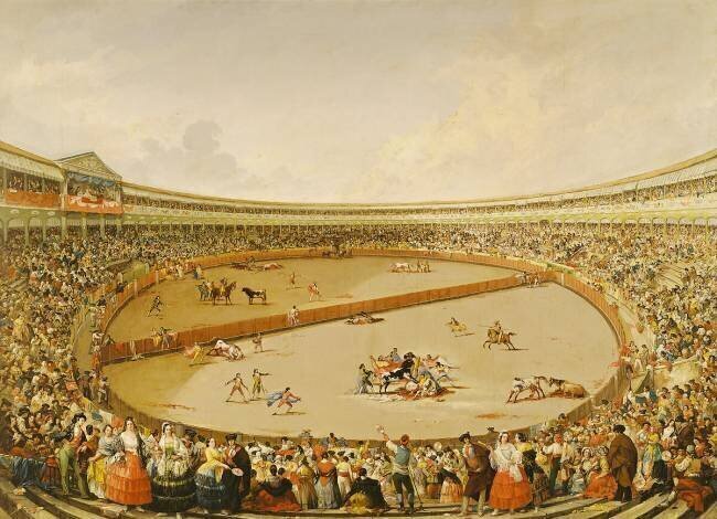 The Bullfight Eugenio Lucas y Padilla