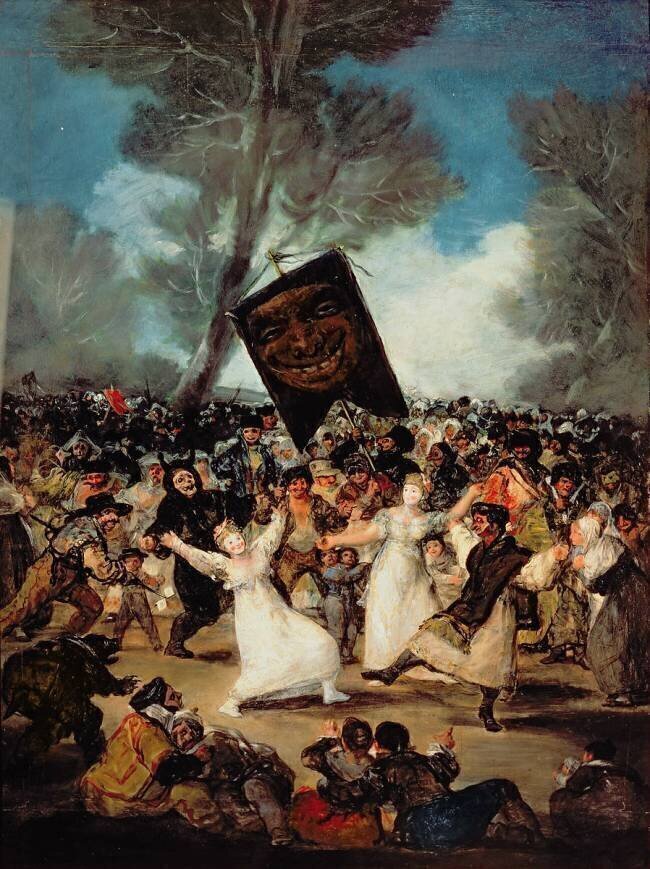 The Burial of the Sardine Francisco de Goya