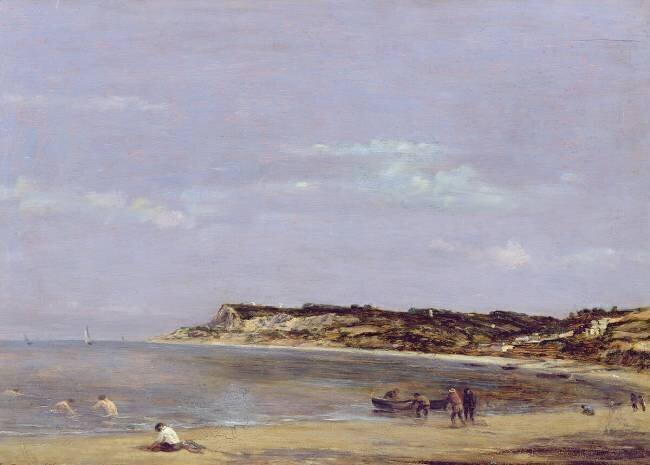 The Coast at La Heve Eugène Boudin