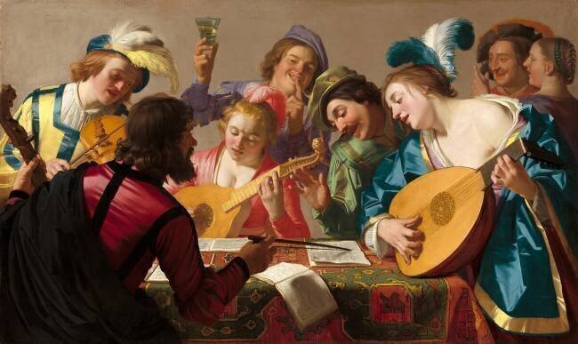 The Concert Gerrit van Honthorst