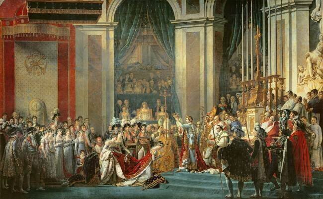 The Coronation of Napoleon Jacques-Louis David