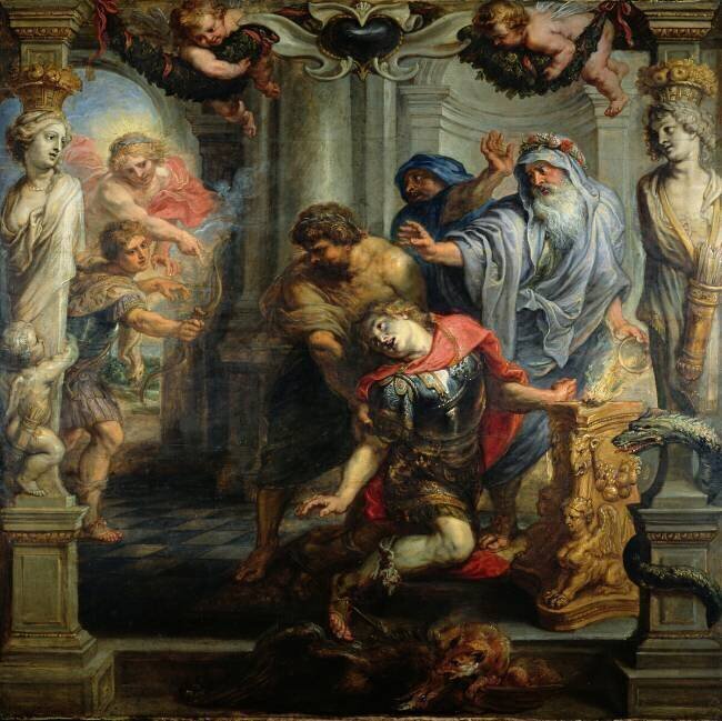 The Death of Achilles Peter Paul Rubens
