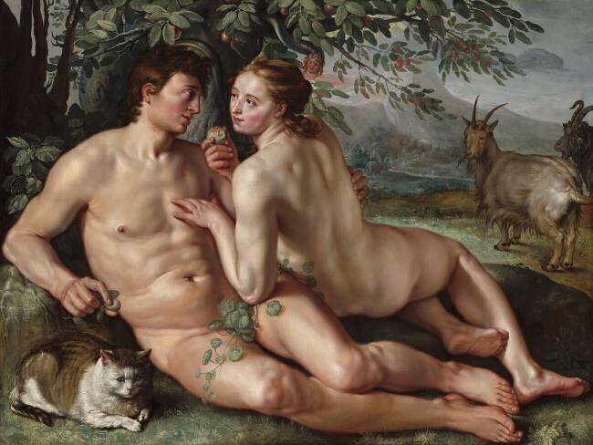 The Fall of Man Hendrick Goltzius