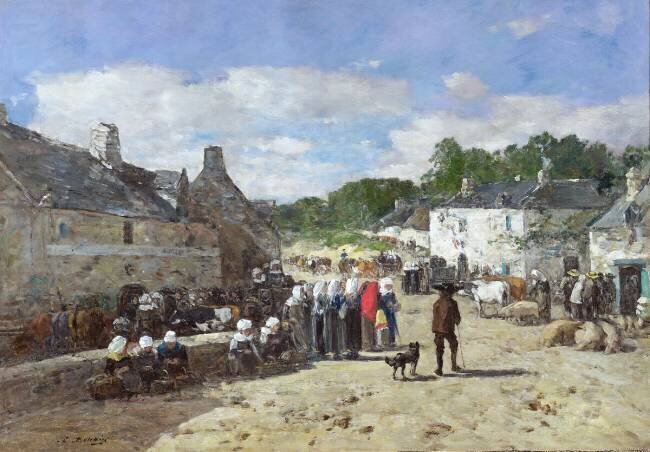 The Feast Eugène Boudin