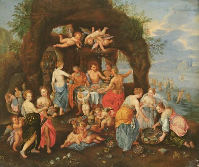 The Feast of the Gods Jan van Kessel