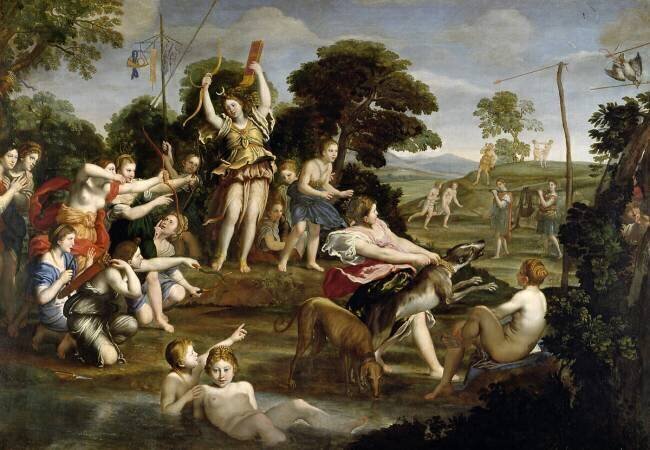 The Hunt of Diana Domenichino