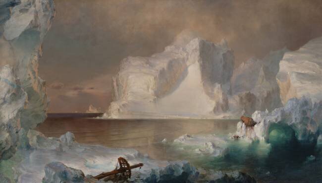 The Icebergs Frederic Edwin Church