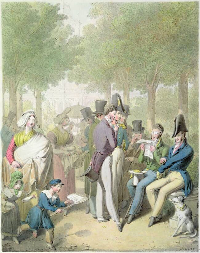 The Jardin des Tuileries Georg Emanuel Opitz