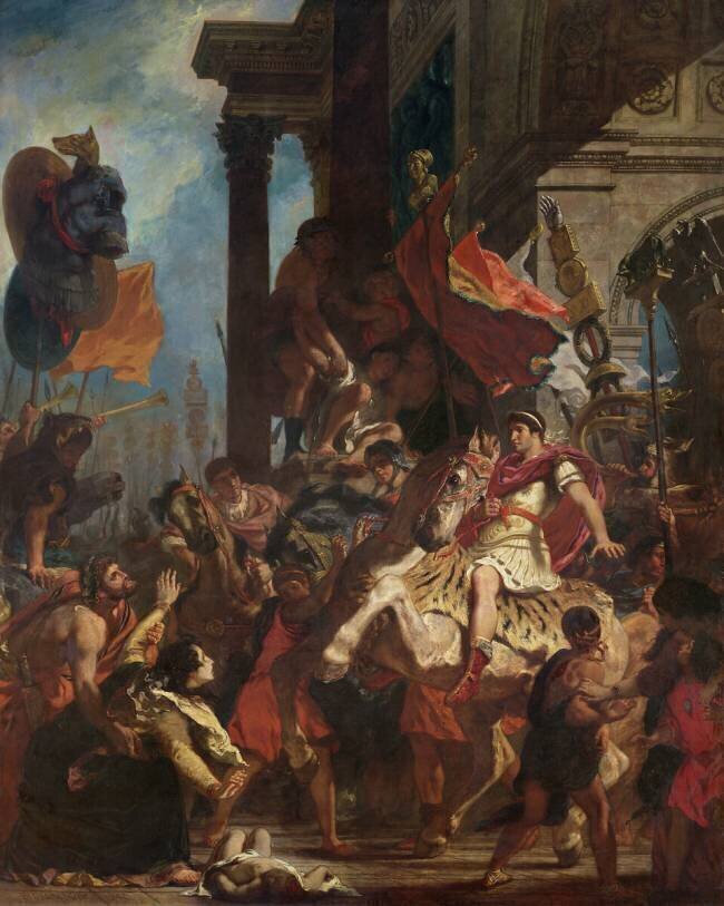 The Justice of Trajan Eugène Delacroix
