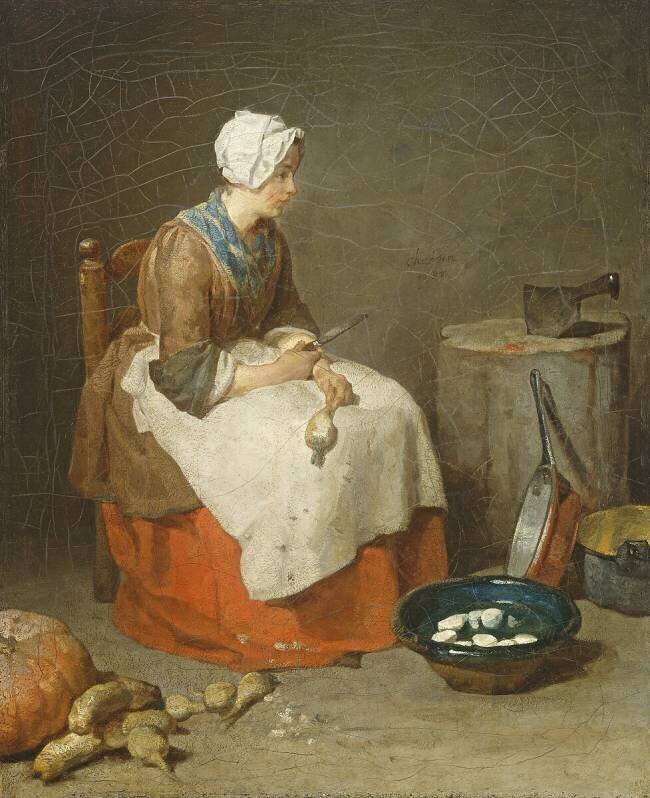 The Kitchen Maid Jean Siméon Chardin