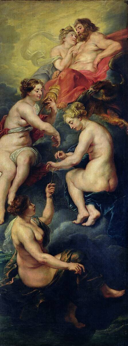 The Medici Cycle: The Three Fates Foretelling the Future of Marie de Medici Peter Paul Rubens