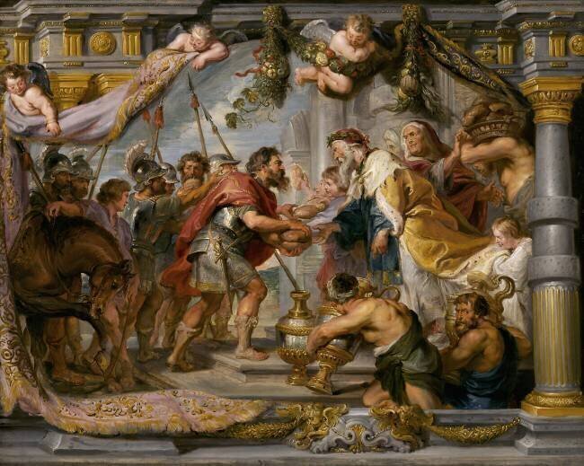 The Meeting of Abraham and Melchizedek Peter Paul Rubens