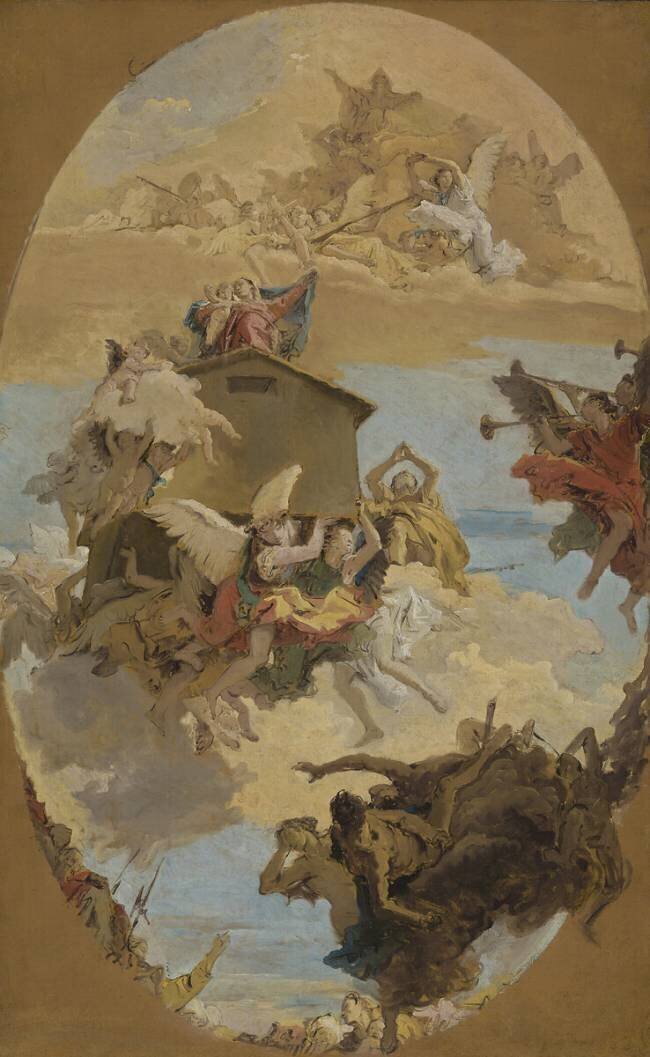 The Miracle of the Holy House of Loreto Giambattista Tiepolo