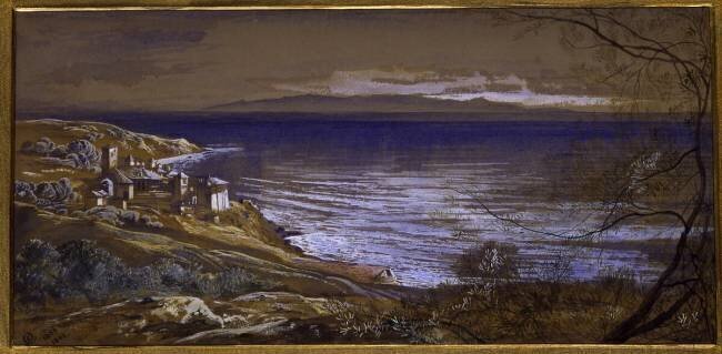 The Monastery of Pantokrator, Mount Athos, Greece Edward Lear