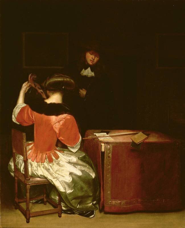 The Music Lesson Gérard ter Borch