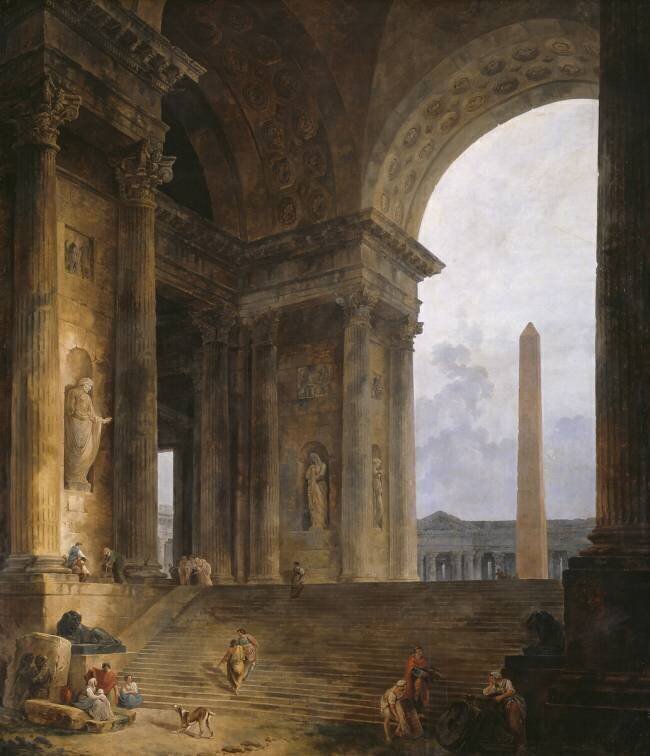 The Obelisk Hubert Robert