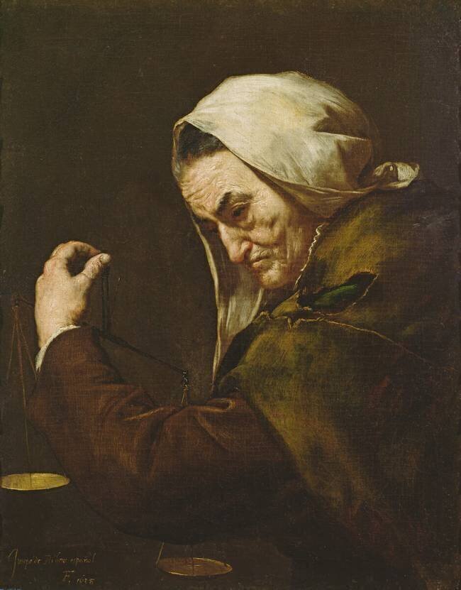 The Old Usurer Jusepe de Ribera