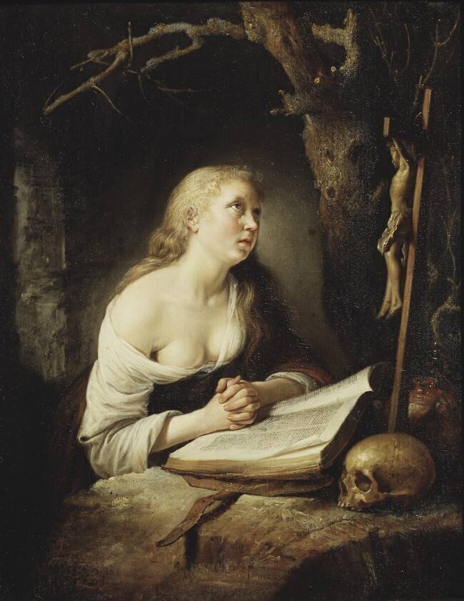 The Penitent Magdalen Gérard Dou