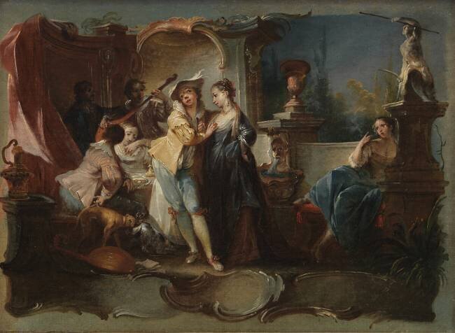The Prodigal Son Living with Harlots Johann Wolfgang Baumgartner