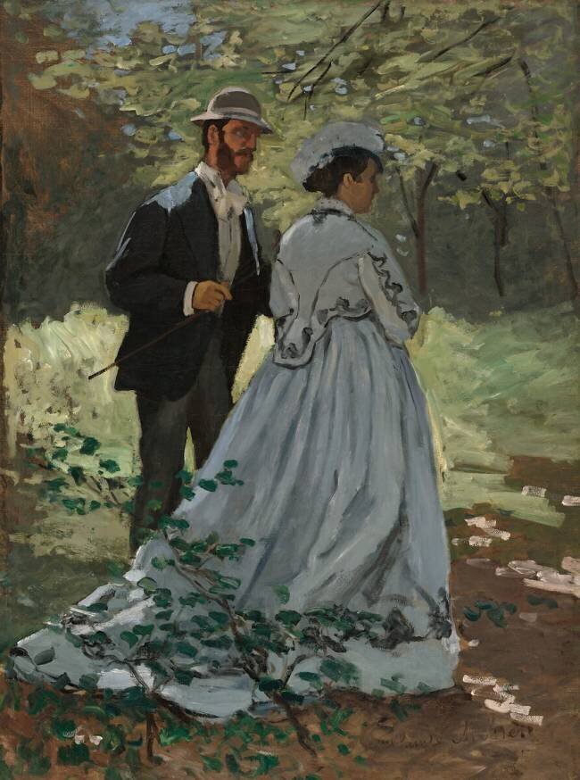 The Promenaders Claude Monet
