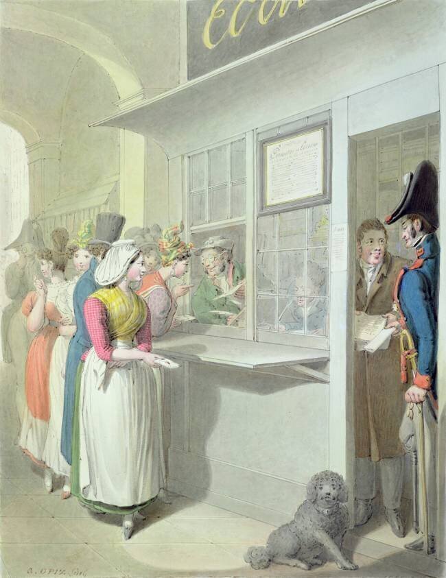 The Public Writer in the Palais-Royal Georg Emanuel Opitz