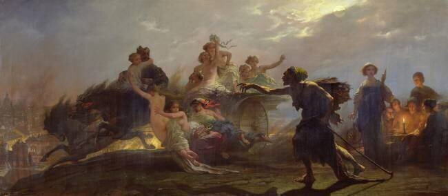The Purveyor of Misery Auguste-Barthélemy Glaize