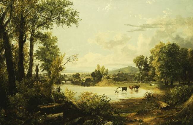 The Quiet Valley Jasper Francis Cropsey