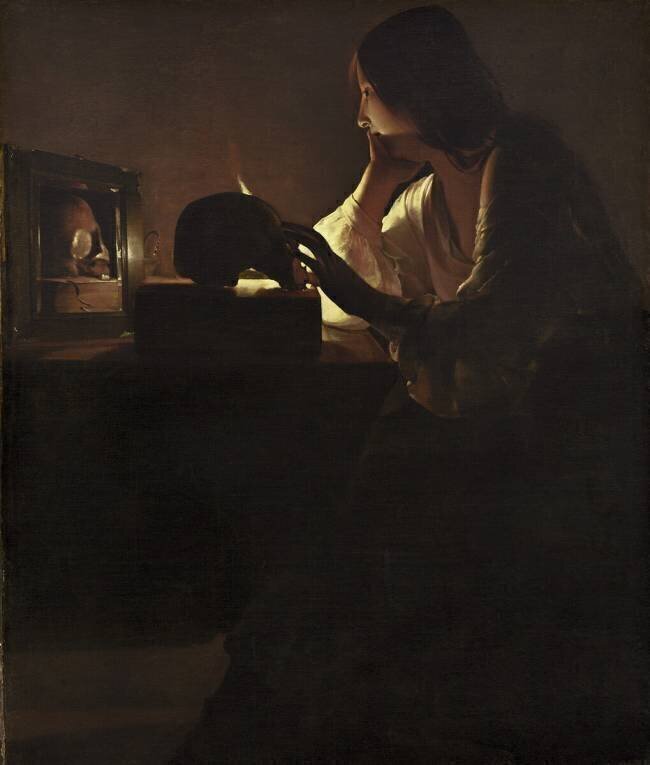 The Repentant Magdalen Georges de La Tour