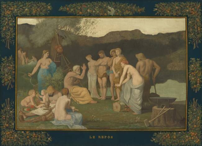The rest Pierre Puvis de Chavannes