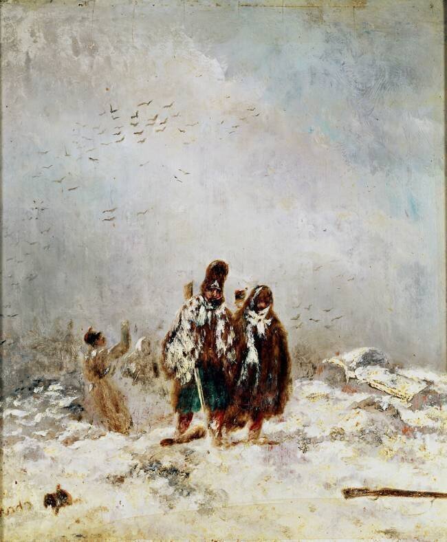The Retreat from Russia Nicolas-Toussaint Charlet