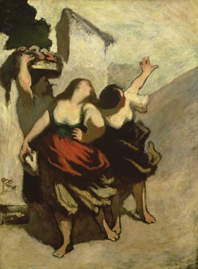 The Ribalds Honoré Daumier