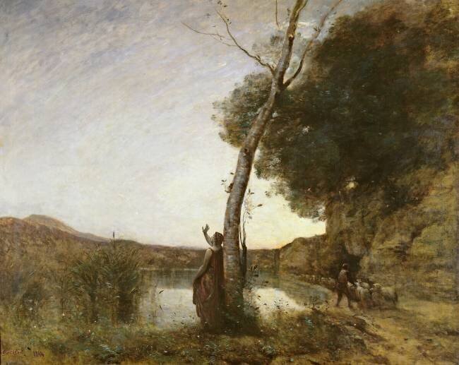 The Shepherd's Star Jean-Baptiste Camille Corot