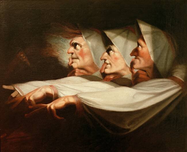 The three witches Johann Heinrich Füssli