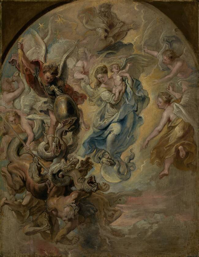 The Virgin as the Woman of the Apocalypse Peter Paul Rubens