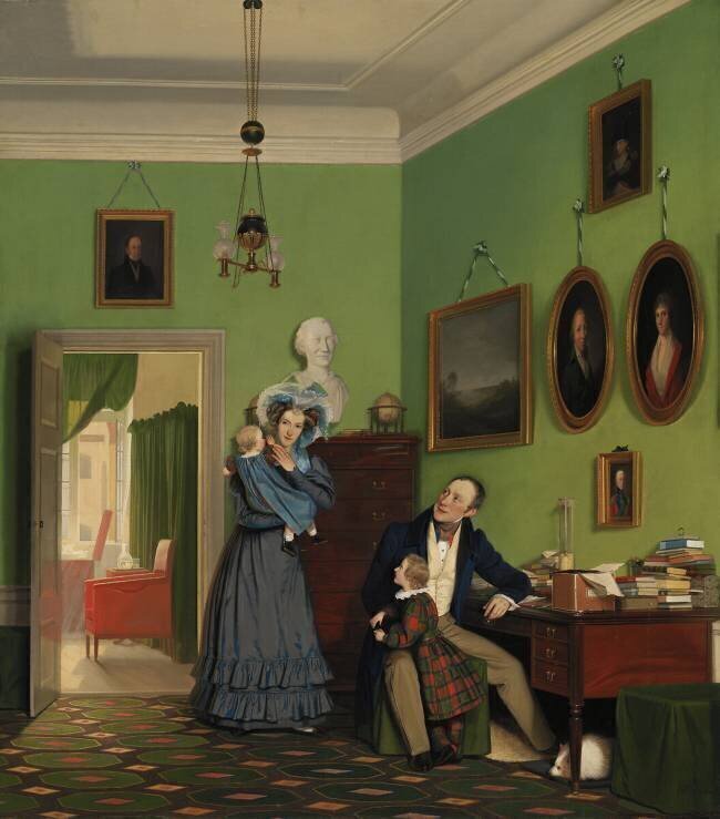 The Waagepetersen Family Wilhelm Ferdinand Bendz