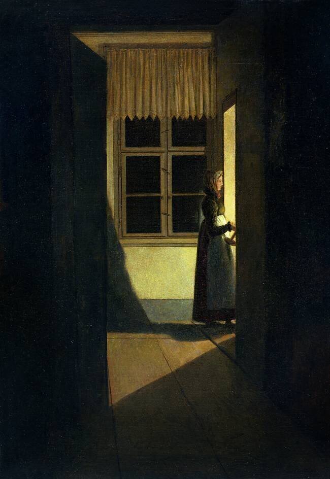 The Woman with the Candlestick Caspar David Friedrich
