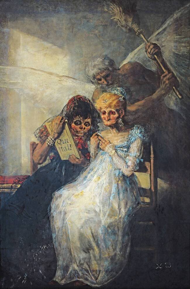 Time of the Old Women Francisco de Goya