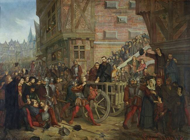 Torture of Etienne Dolet Leon Charles Adrien Bailly