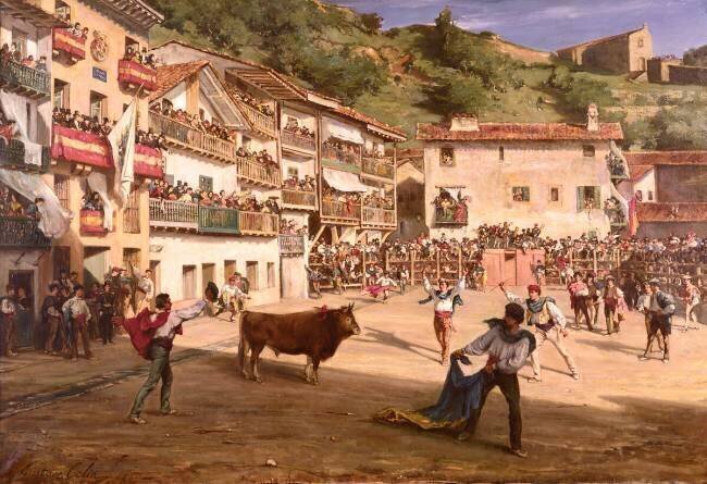 Training Fight in Biscay Gustave Henri Colin