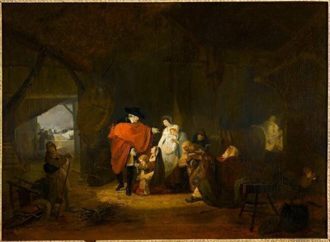 Trait d'humanité de Louis XVI Philibert-Louis Debucourt