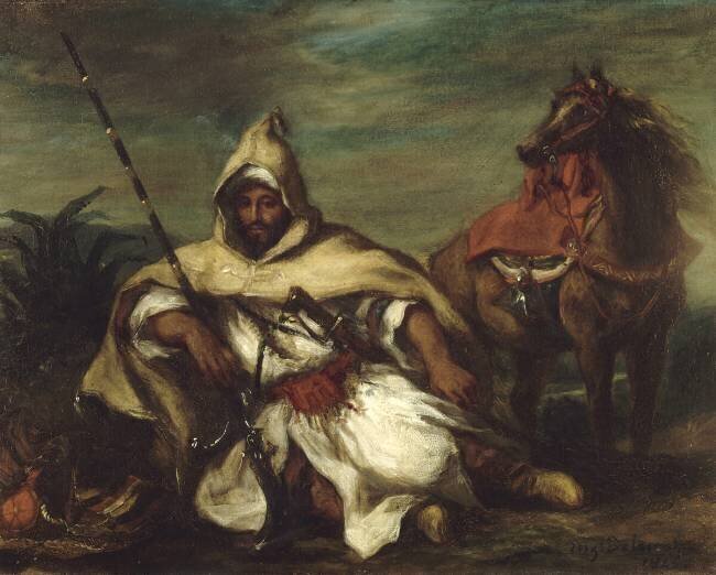 Un arabe Eugène Delacroix