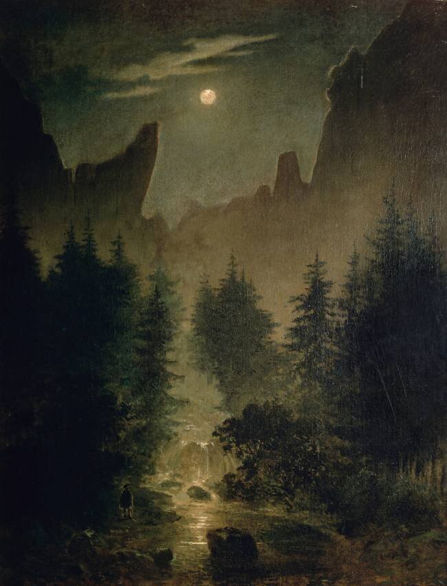 Uttewalder Grund Caspar David Friedrich