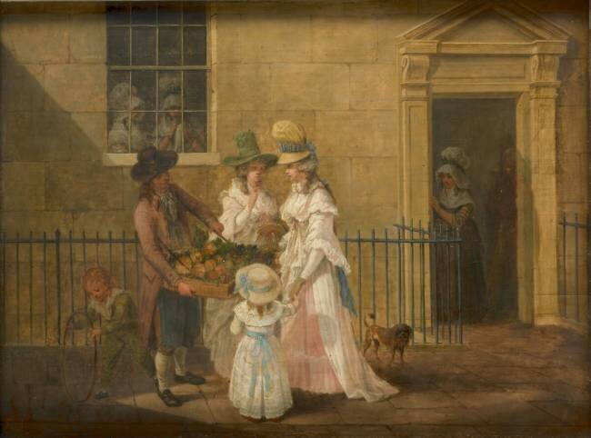 Vegetable Seller Hendrik Willem Schweickardt