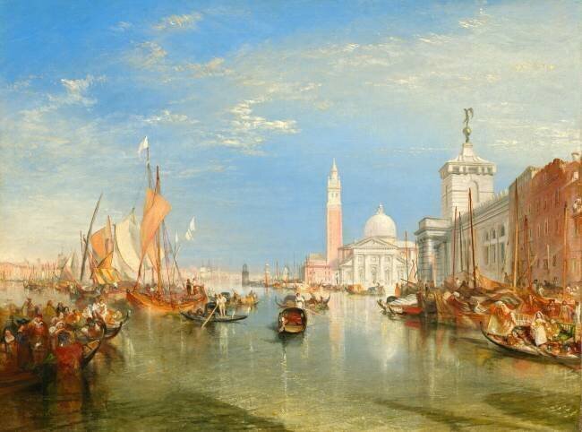 Venice : The Dogana and San Giorgio Maggiore Joseph Mallord William Turner