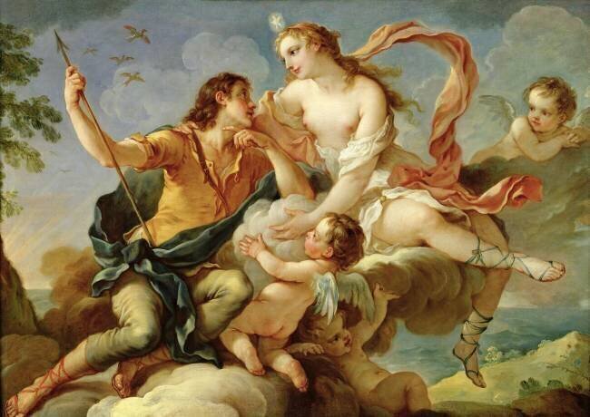 Venus and Adonis Charles Joseph Natoire
