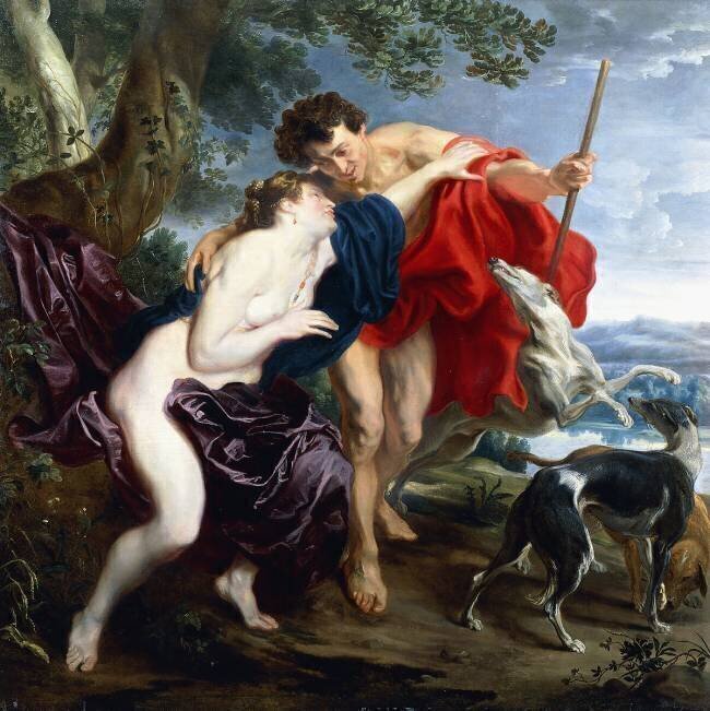 Venus and Adonis Antoon van Dyck