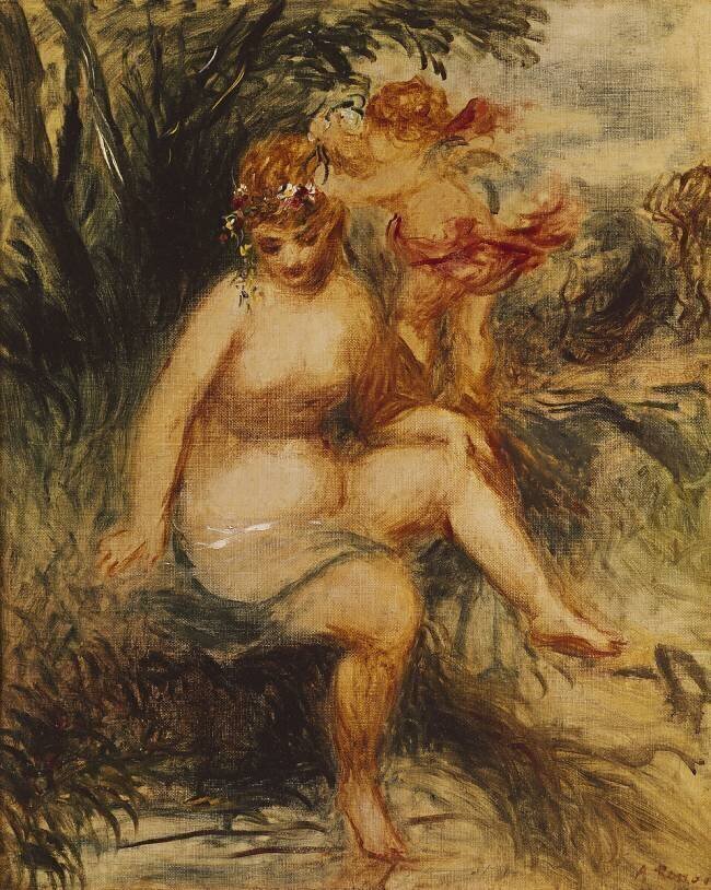 Venus and Love Auguste Renoir