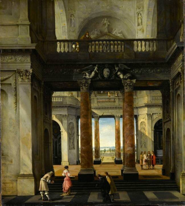 Vestibule d'un palais Isaac van Nickele