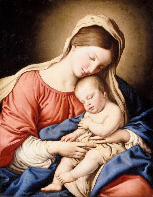 Vierge à l'Enfant Giovanni Battista Salvi