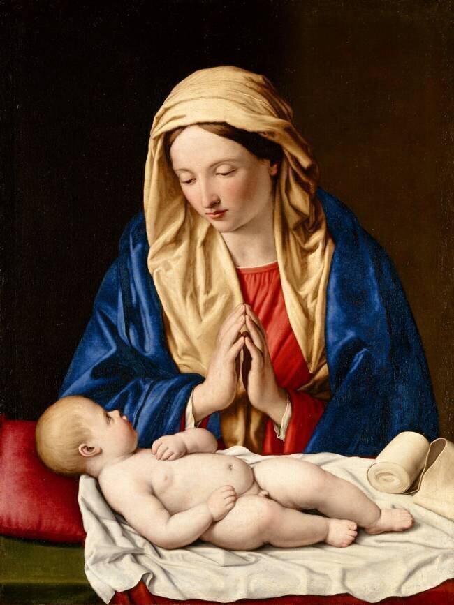 Vierge à l'Enfant Giovanni Battista Salvi